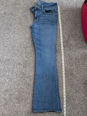 American Eagle Outfitters Women's Flare Jeans - Medium Blue Wash